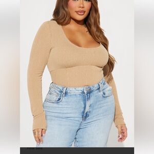 Ribbed Fashion Nova Bodysuit